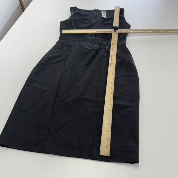 Cache Dress Womens Size 6 Black Sheath Cocktail Party Formal Classic - Picture 6 of 6